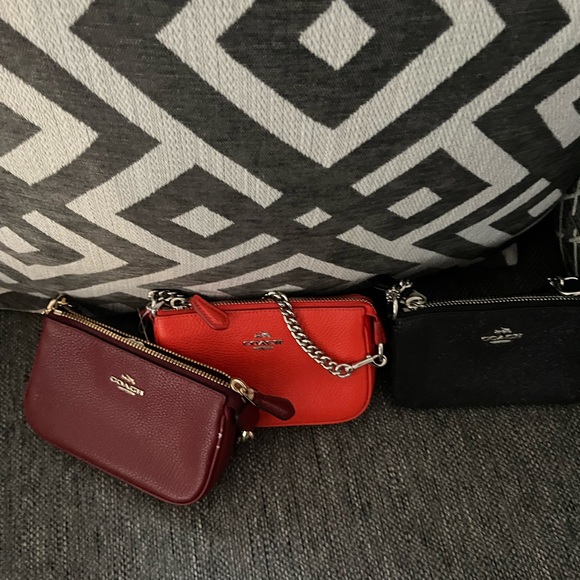 Coach Nolita Set of 2 - red and black. Burgundy sold. $75 for two. - Picture 8 of 12